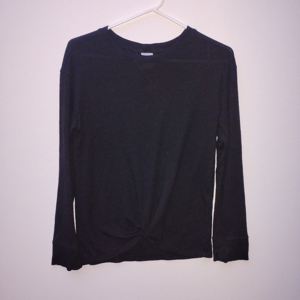 No Boundaries Charcoal Knit Top